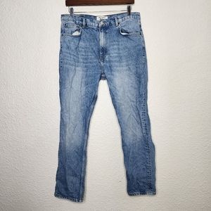Reformation Cynthia High Rise Straight Jeans in Seychelles Wash Women's Size 31